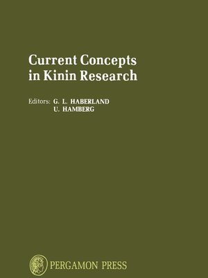 cover image of Current Concepts in Kinin Research